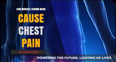 Muscle Strain: Back Pain Leading to Chest Discomfort