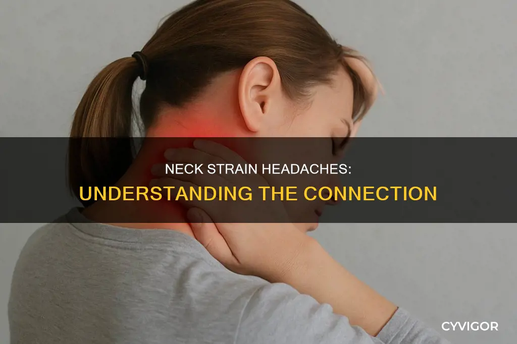 can muscle strain in neck cause headaches