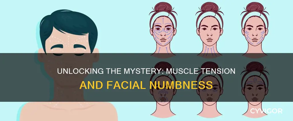 can muscle tension cause facial numbness