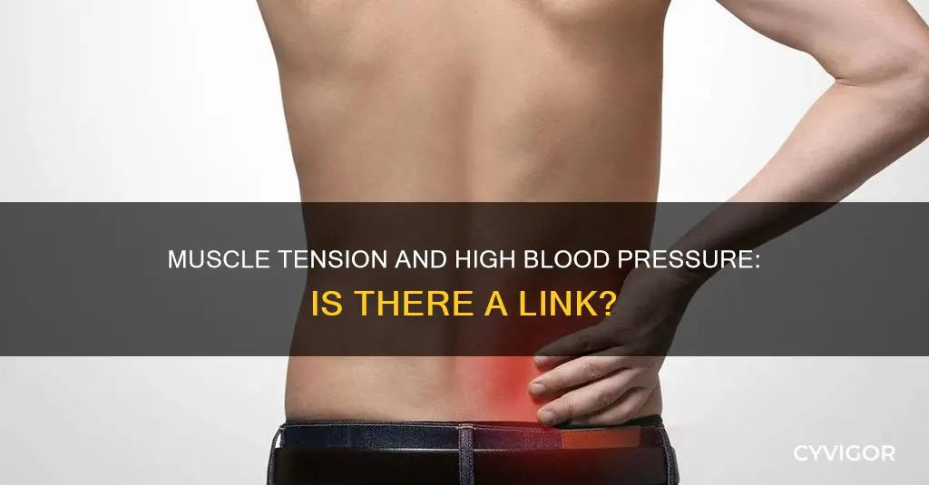 can muscle tension cause high blood pressure