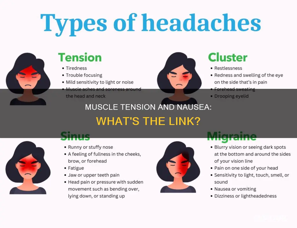 can muscle tension cause nausea