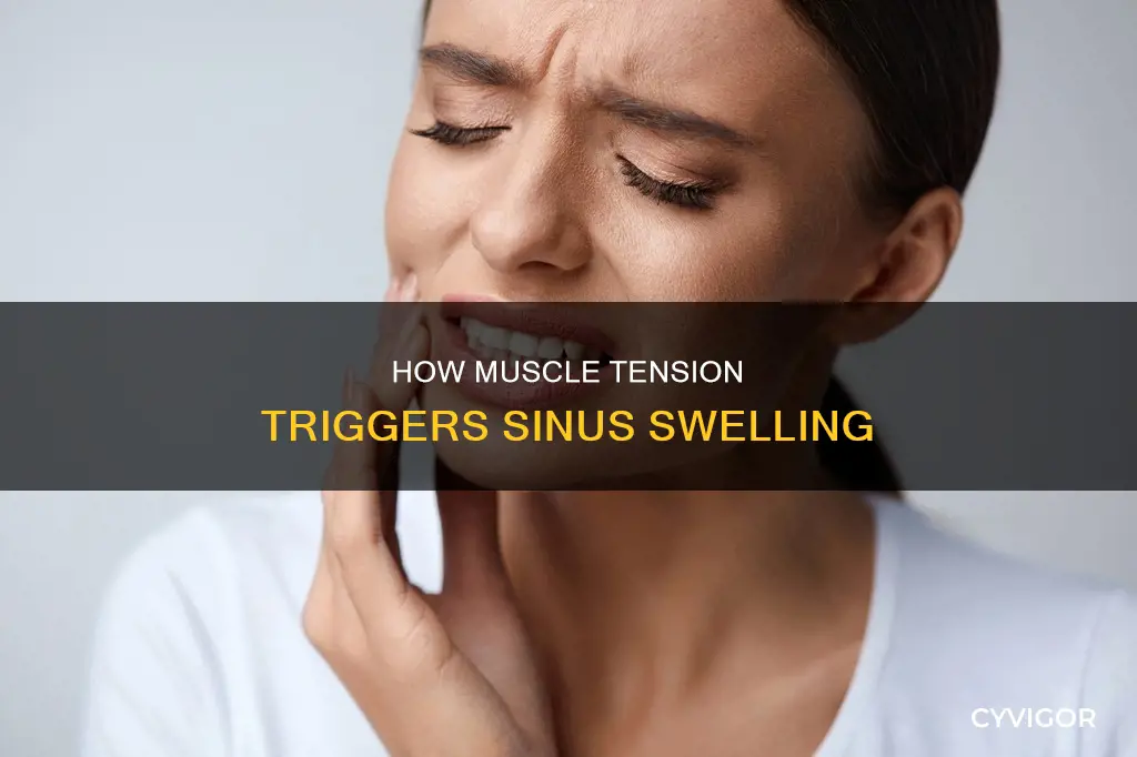 can muscle tension cause sinuses swell