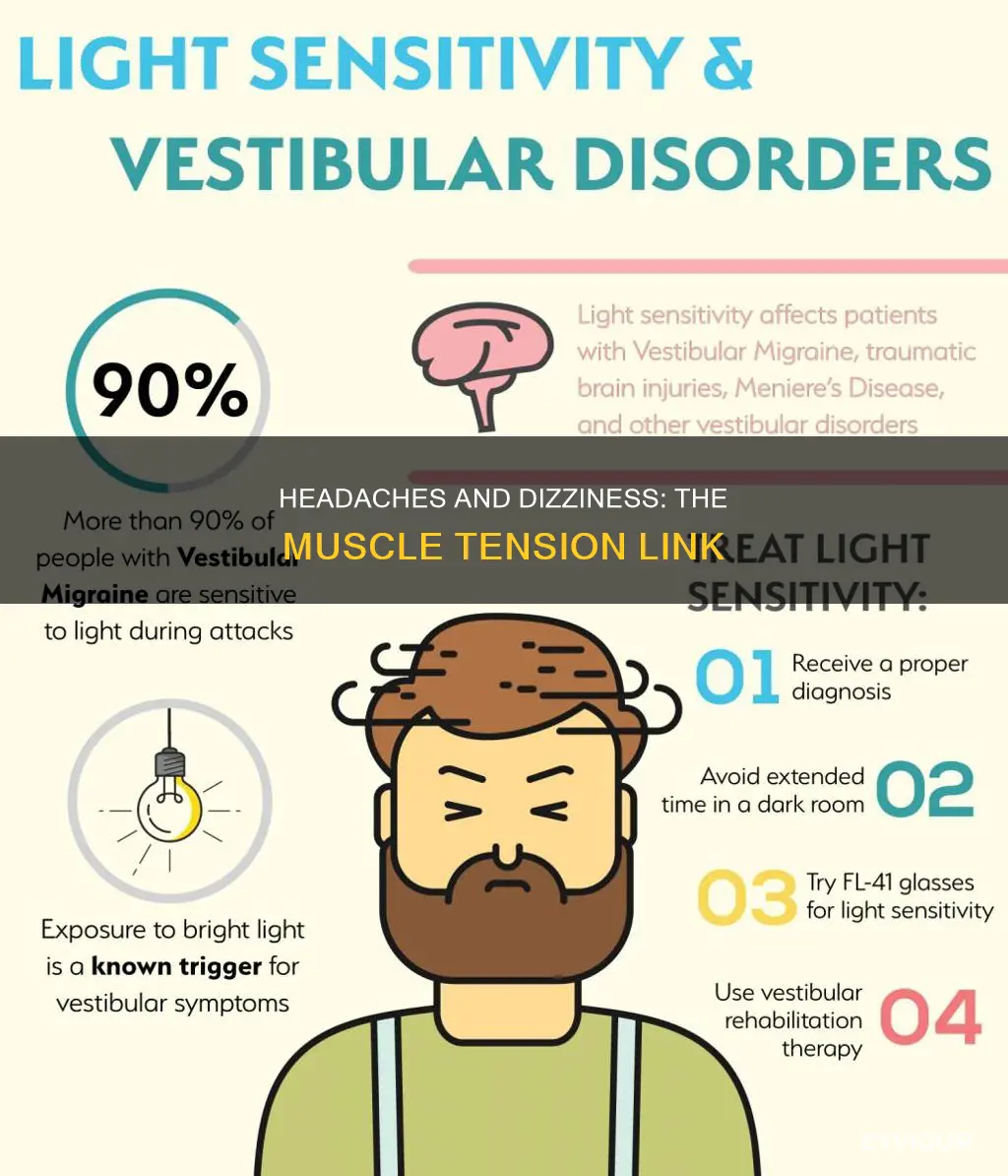 can muscle tension headaches cause dizziness