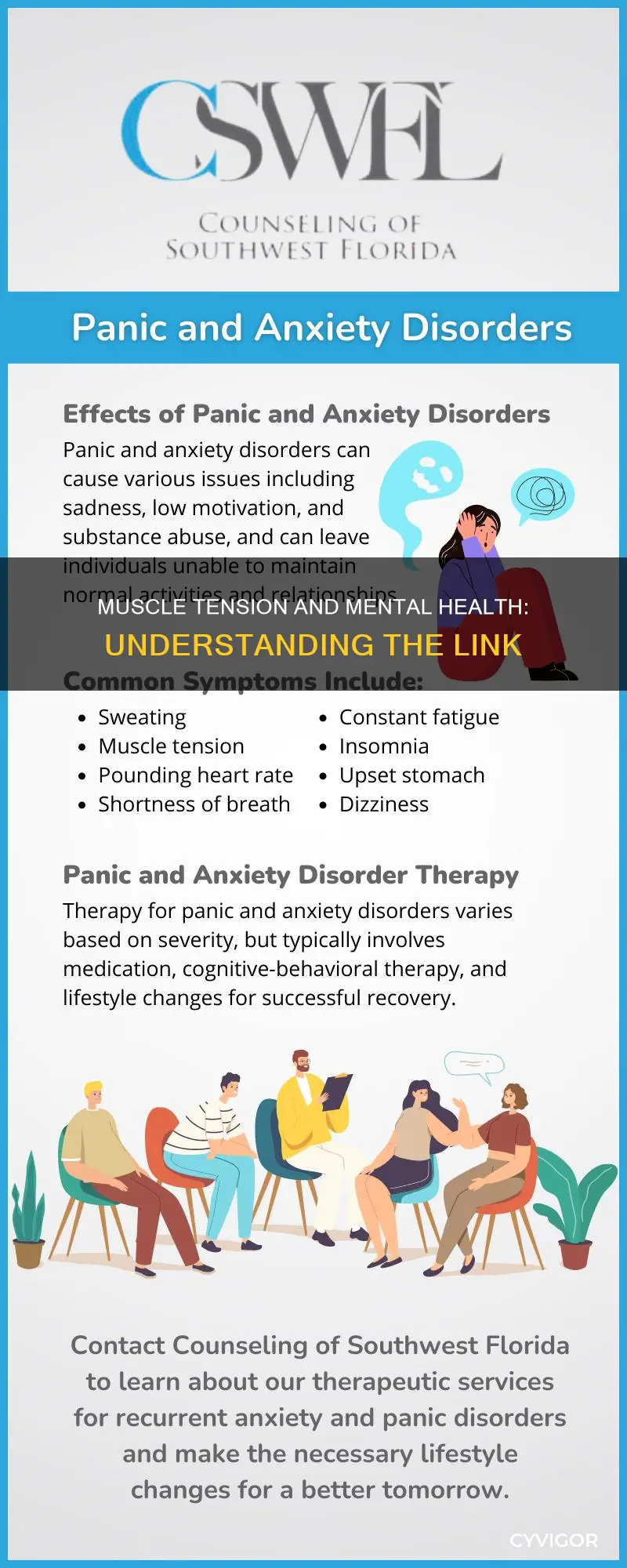 can muscle tightness cause anxiety