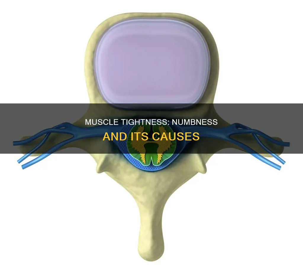 can muscle tightness cause numbness
