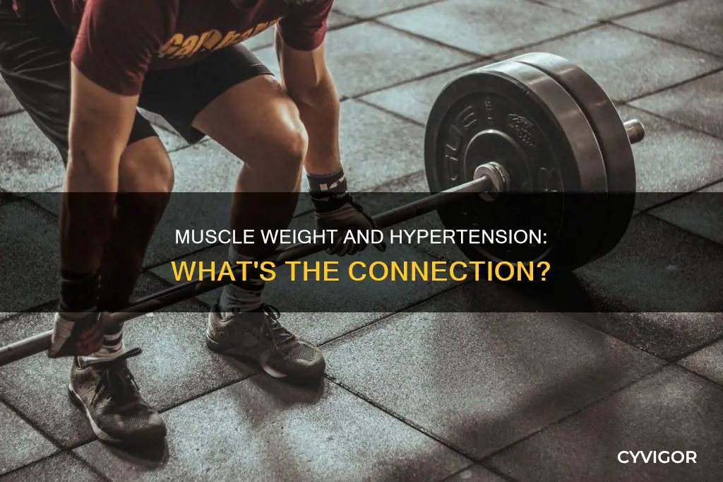 can muscle weight cause high blood pressure