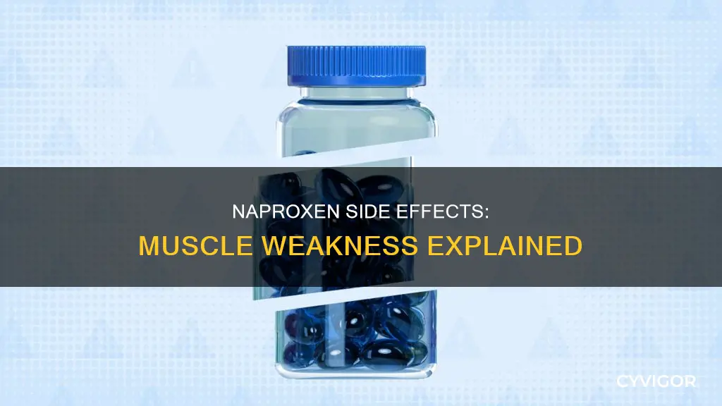 can naproxen cause muscle weakness