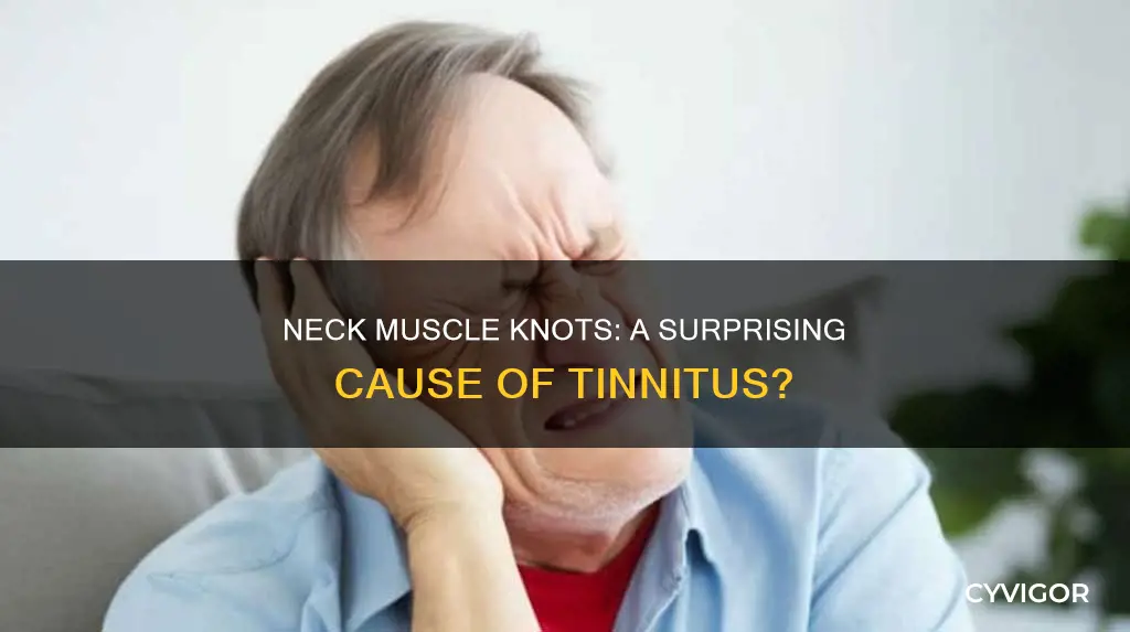 can neck muscle knots cause tinnitus