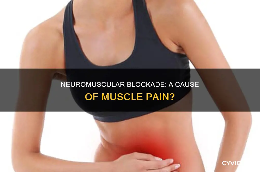can neuromuscular blockade cause muscle pain