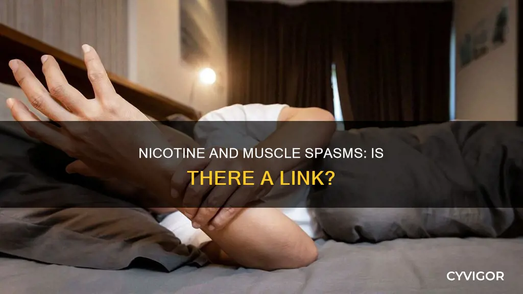 can nicotine cause muscle spasms