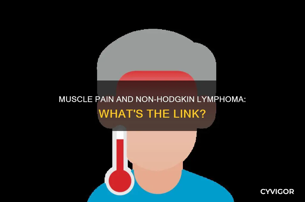 can non hodgkin lymphoma cause pain in muscle