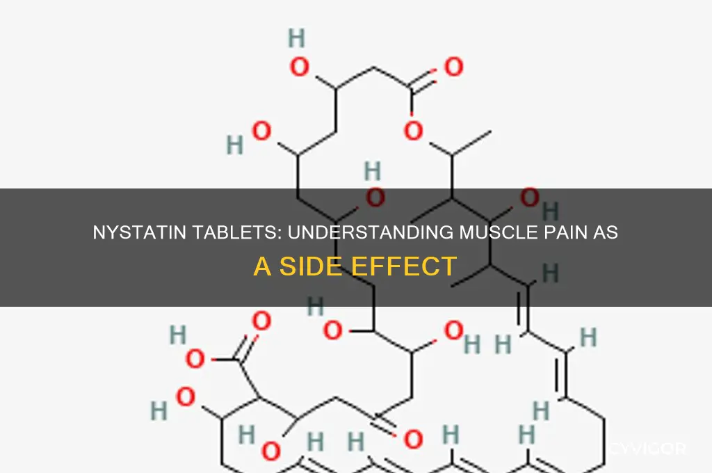 can nystatin tablets cause muscle pain