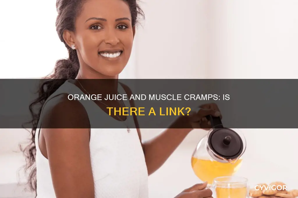can orange juice cause muscle cramps