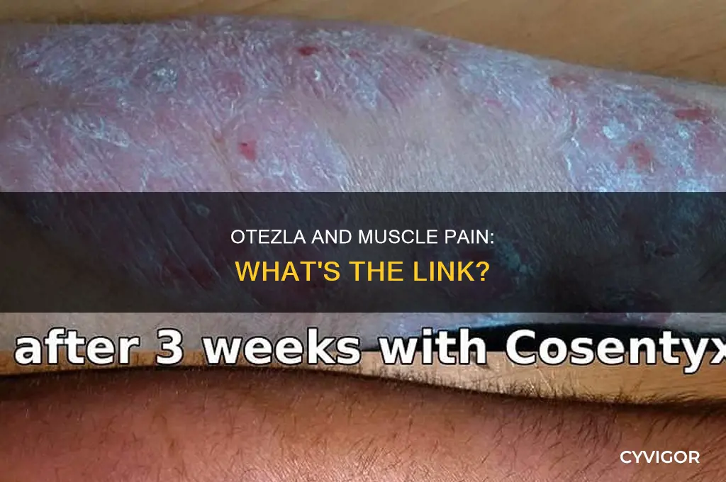 can otezla cause muscle pain