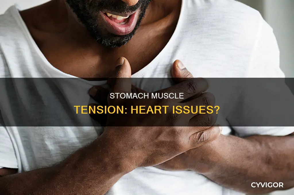 can overtensing your stomach muscles cause heart issues
