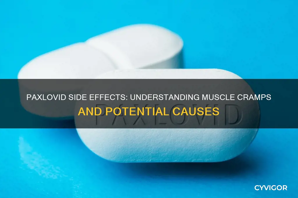 can paxlovid cause muscle cramps