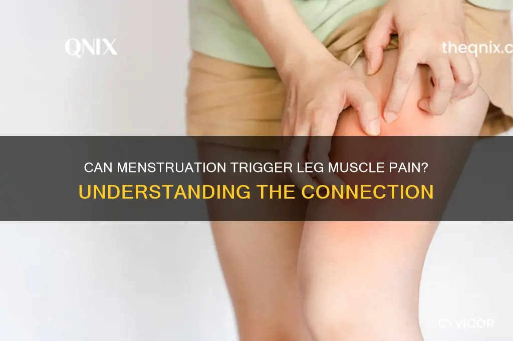 can period cause leg muscle pain
