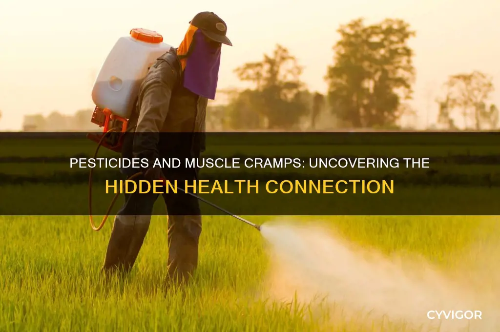can pesticides cause muscle cramps
