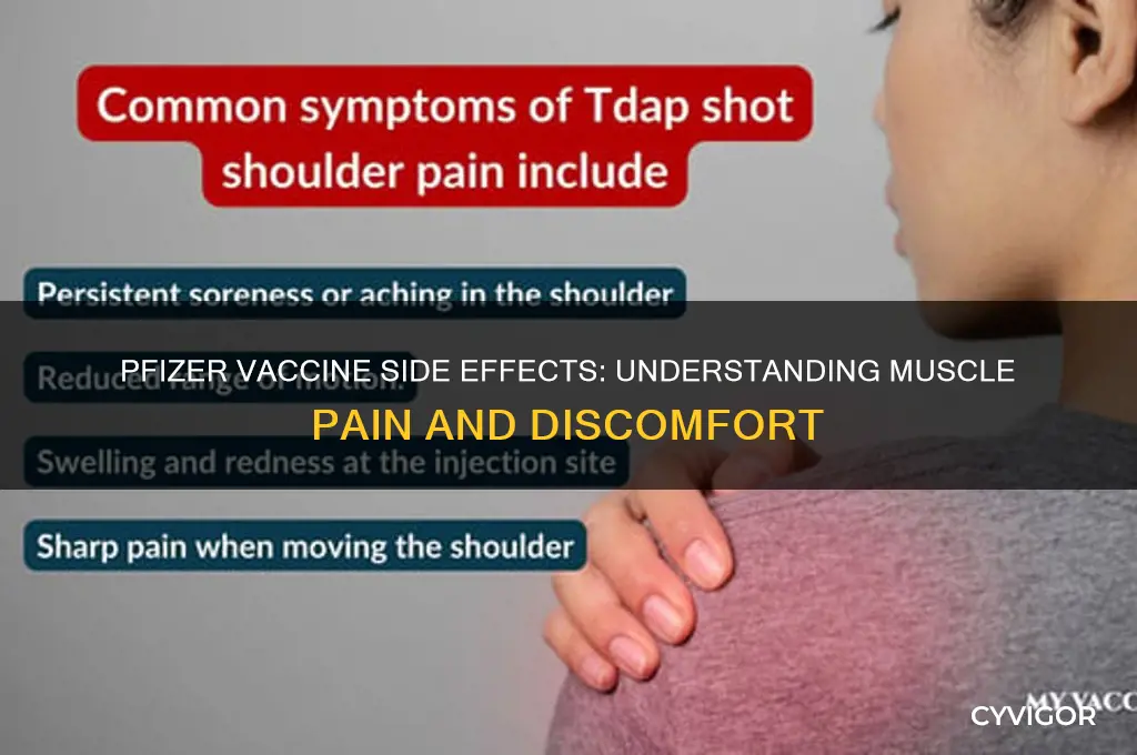 can pfizer vaccine cause muscle pain