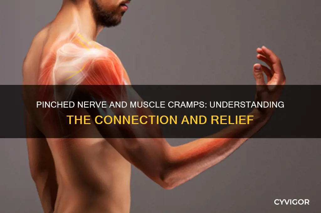 can pinched nerve cause muscle cramps