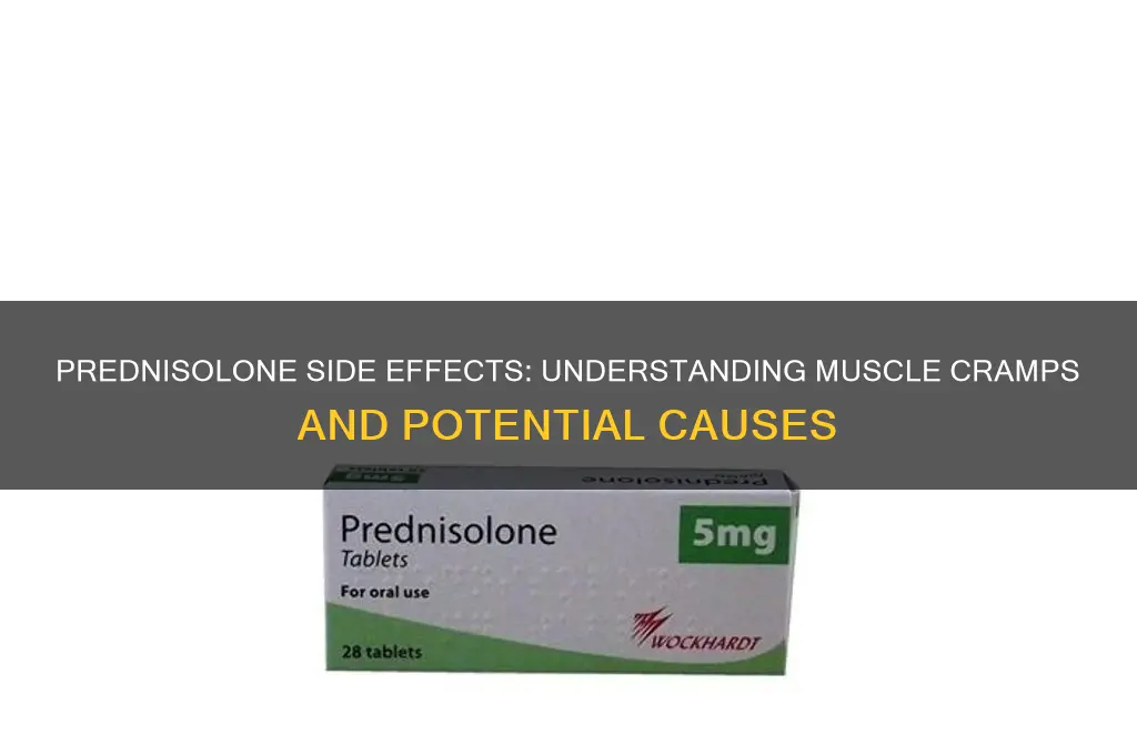 can prednisolone cause muscle cramps