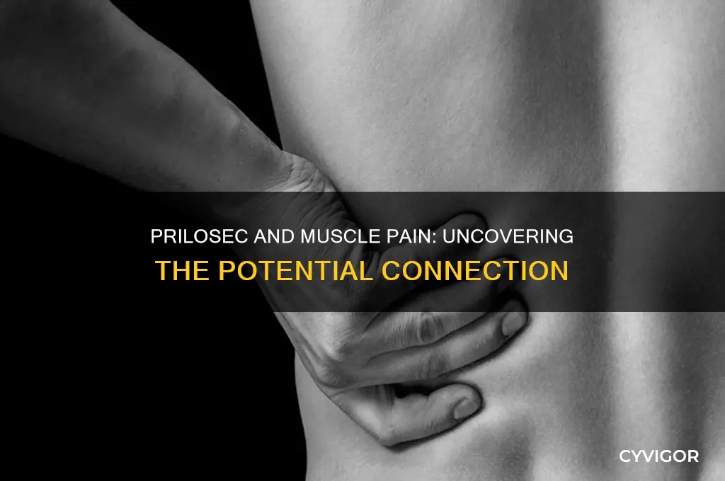 can prilosec cause muscle pain