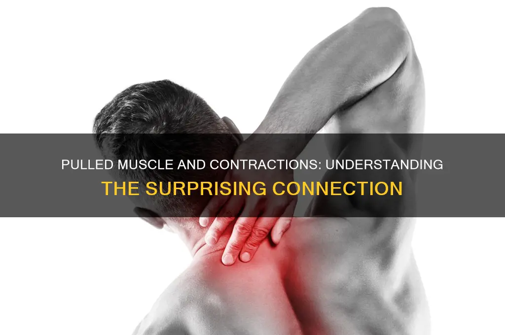 can pulled muscle cause contractions