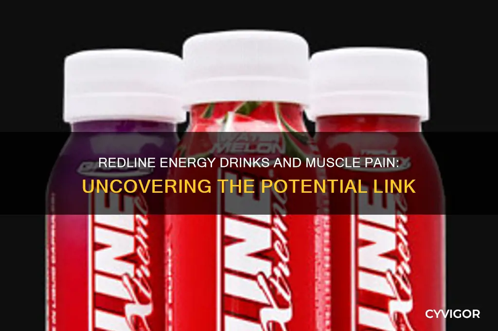 can redline energy drinks cause muscle pain