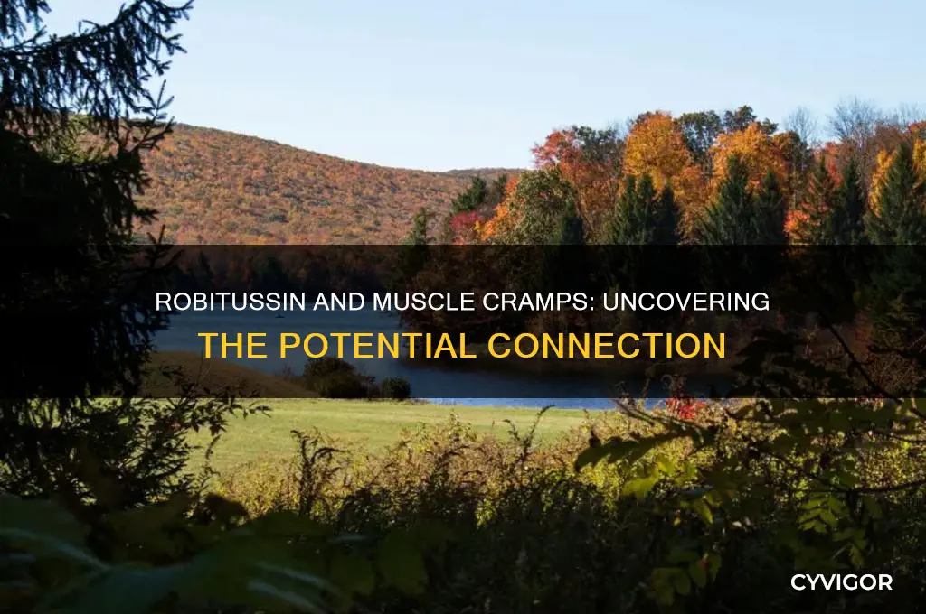 can robitussin cause muscle cramps
