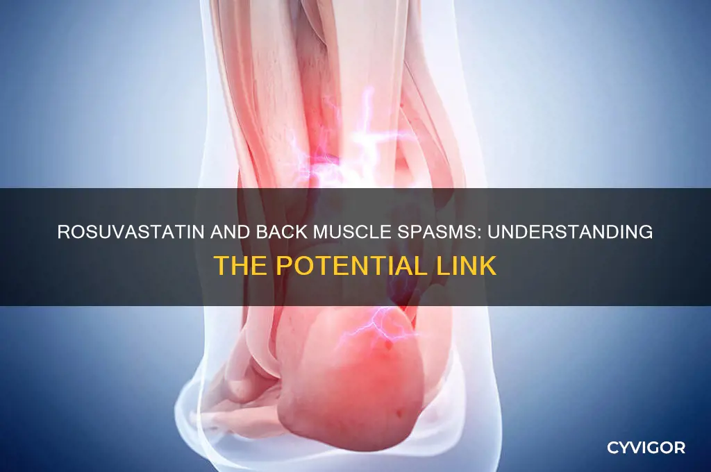 can rosuvastatin cause back muscle spasms