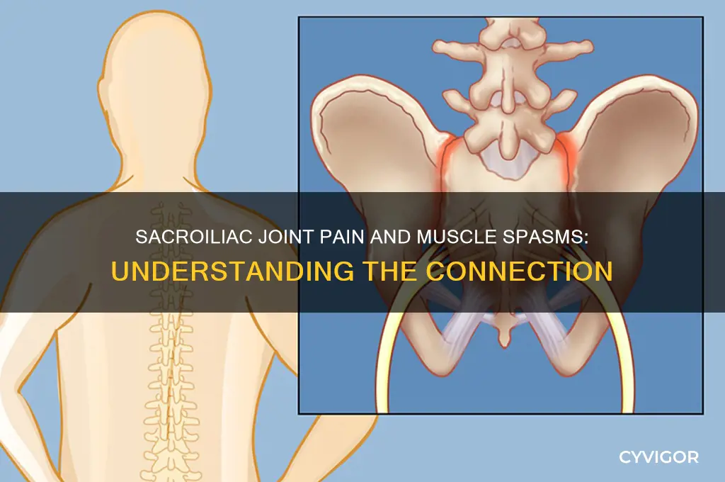 can sacroiliac joint pain cause muscle spasms