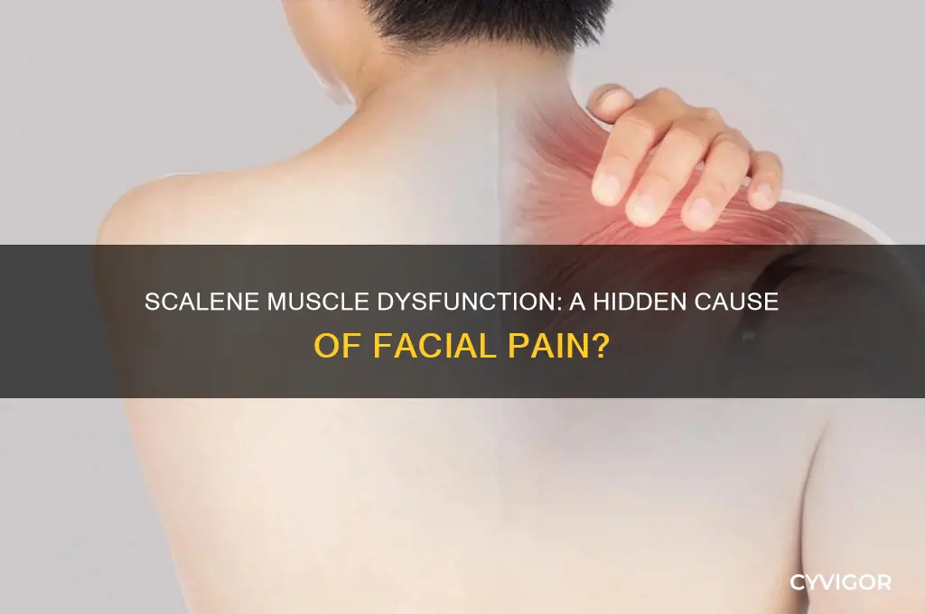 can scalene muscle issues cause facial pain