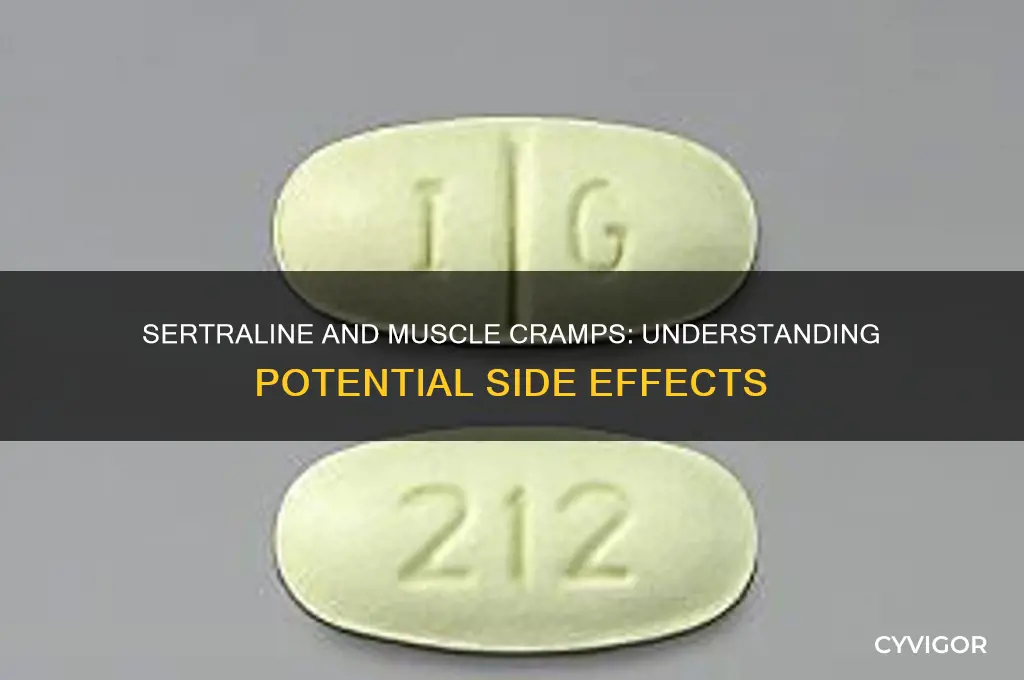 can sertraline cause muscle cramps