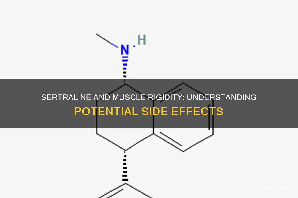 can sertraline cause muscle rigidity