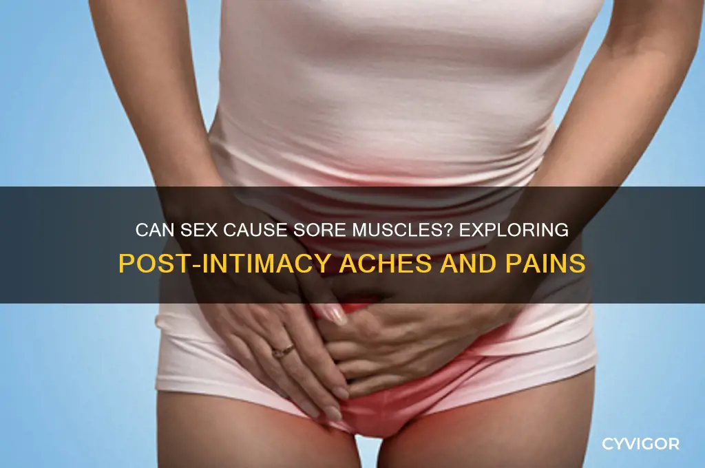 can sex cause sore muscles