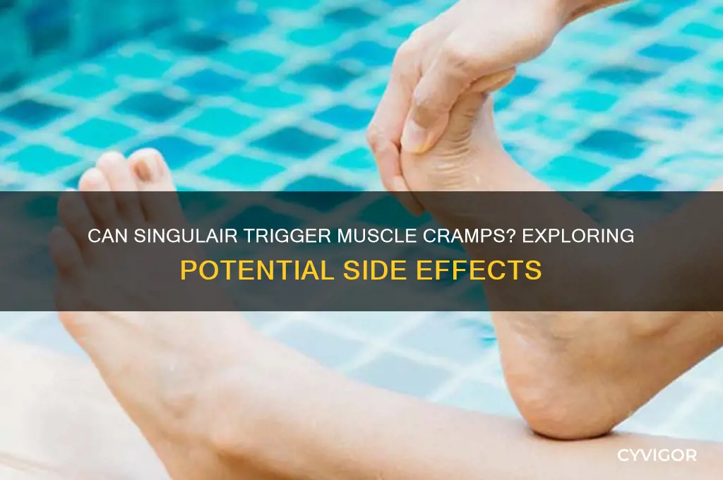 can singulair cause muscle cramps
