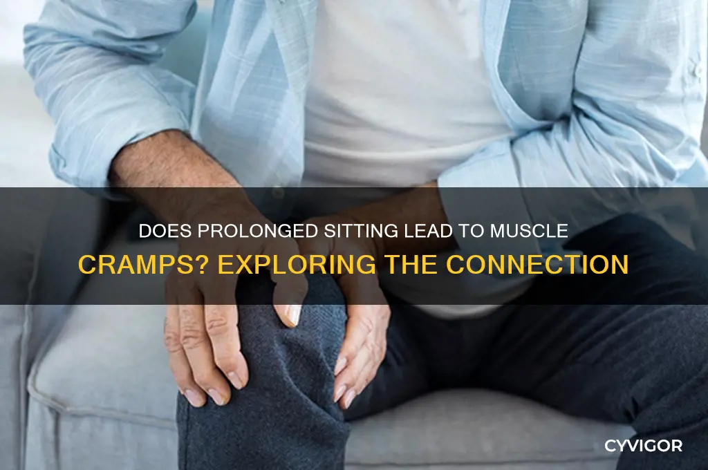 can sitting cause muscle cramps