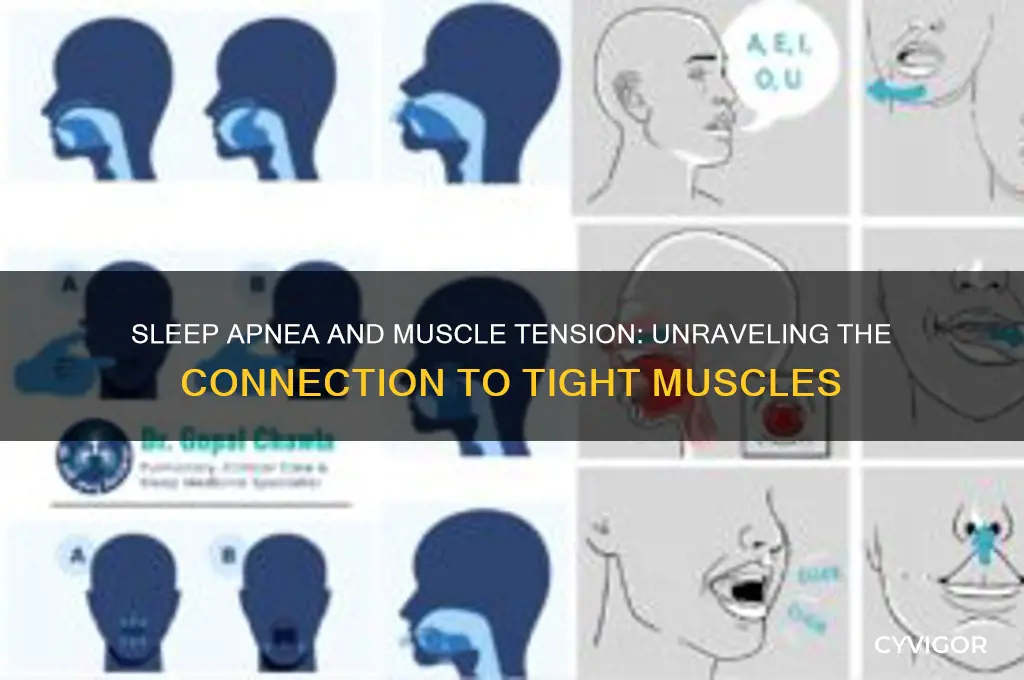 can sleep apnea cause tight muscles