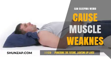 Can Odd Sleep Positions Lead to Muscle Weakness? Find Out