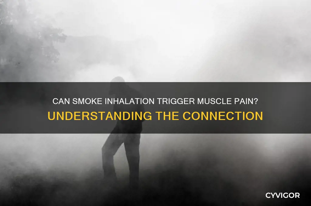 can smoke inhalation cause muscle pain