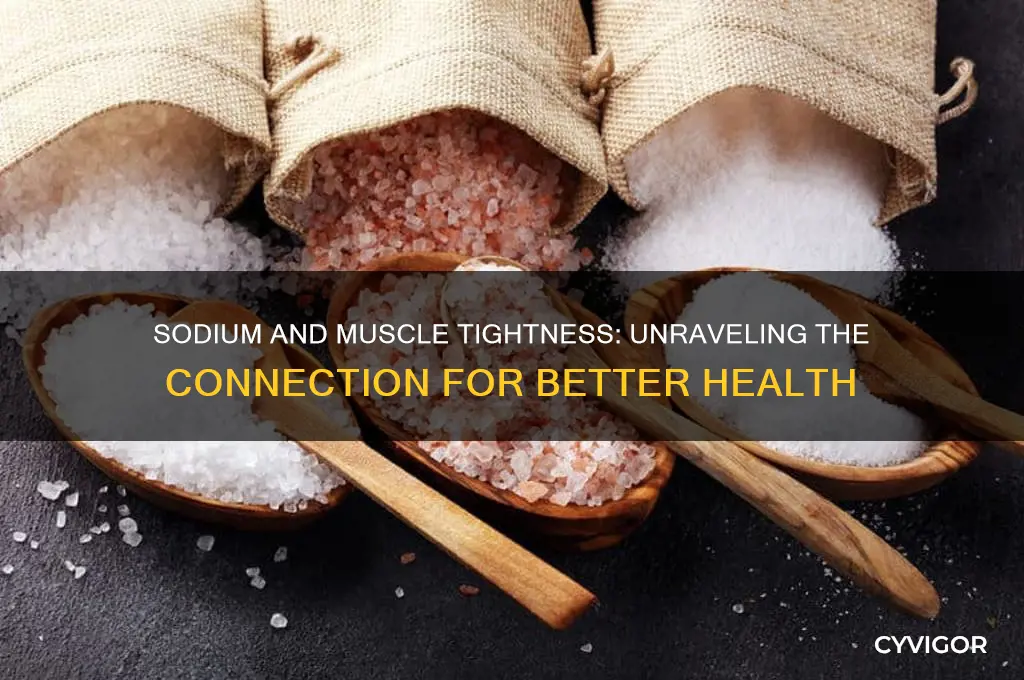 can sodium cause tightness in muscles
