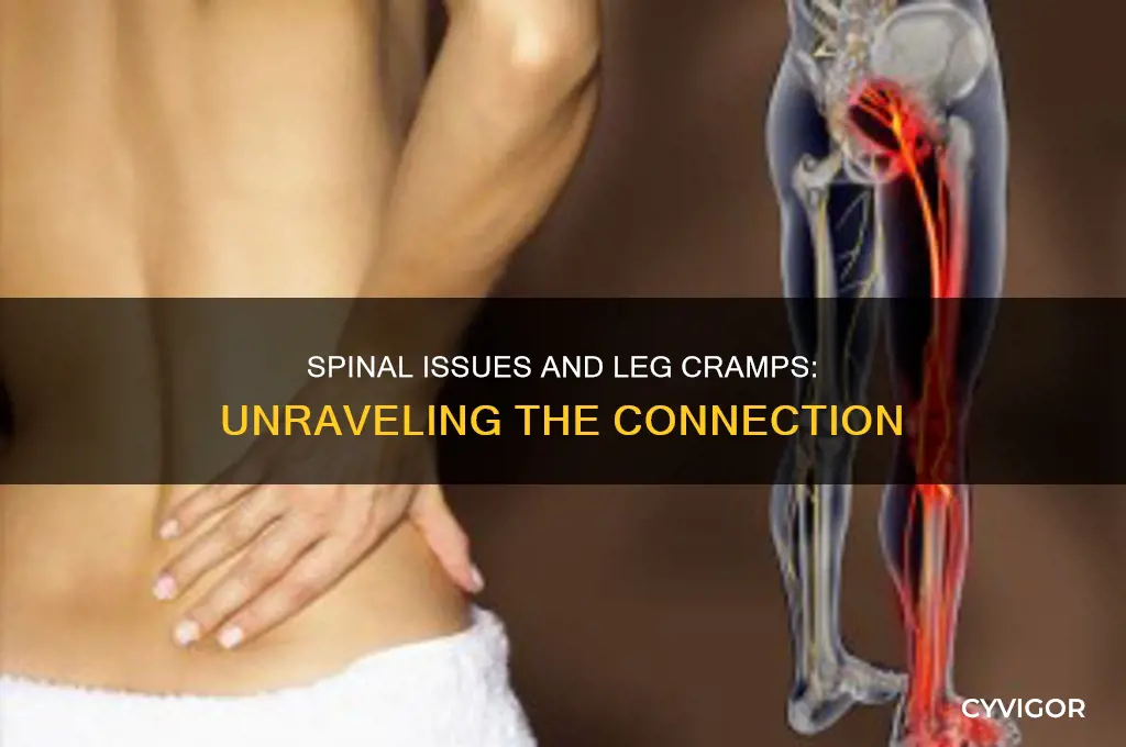 can spinal issues cause muscle cramps in legs