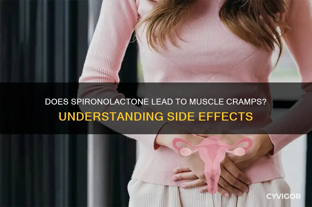 can spirolactone cause muscle cramping