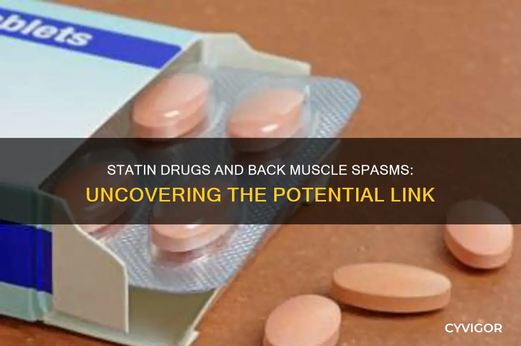 can statin drugs cause back muscle spasms