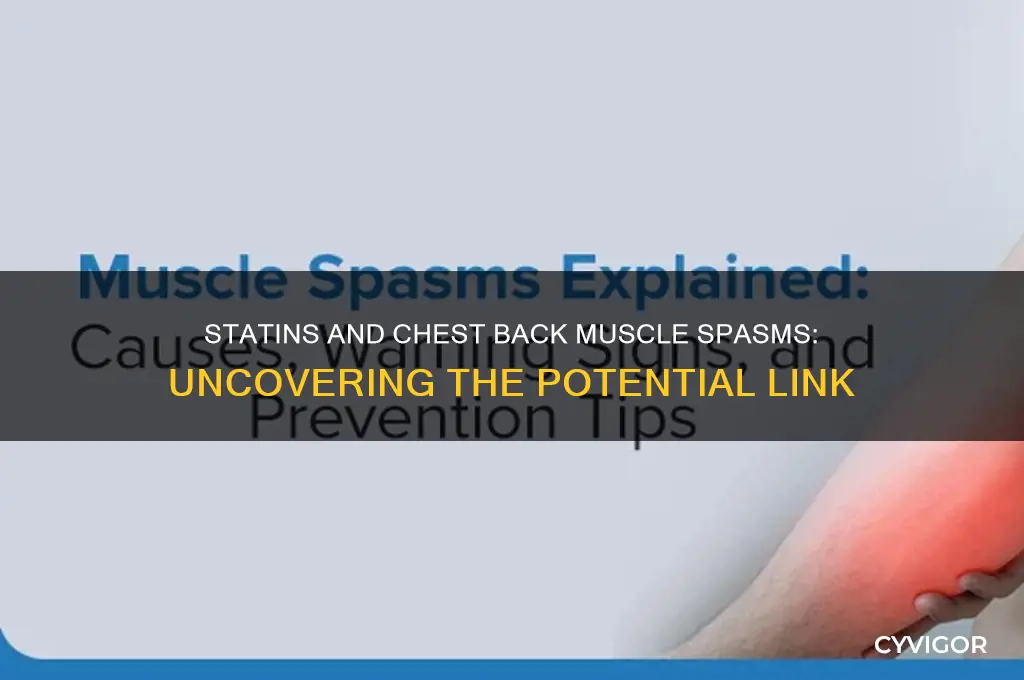 can statins cause muscle spasms in yhe chest back area