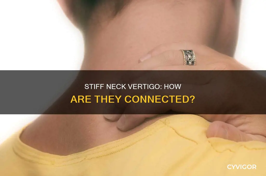 can stiff neck muscles cause vertigo