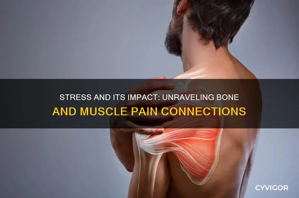can stress cause bone and muscle pain
