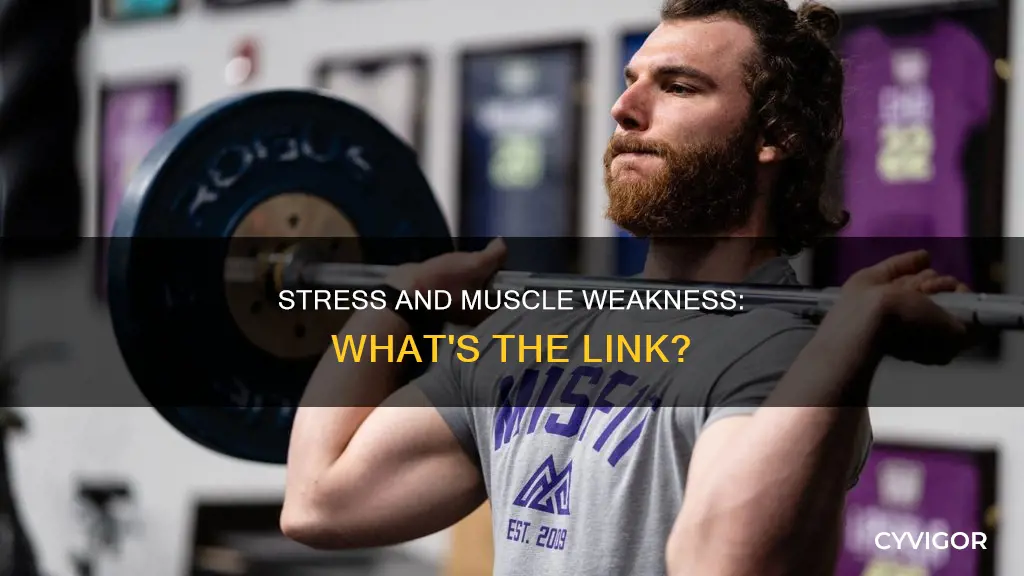 can stress cause muscle weakness