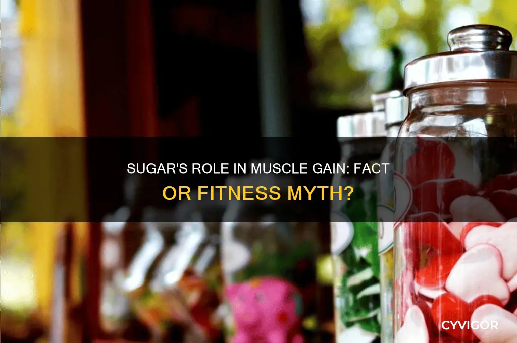 can sugar help you gain muscle