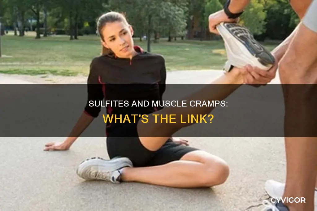 can sulfites cause muscle cramps